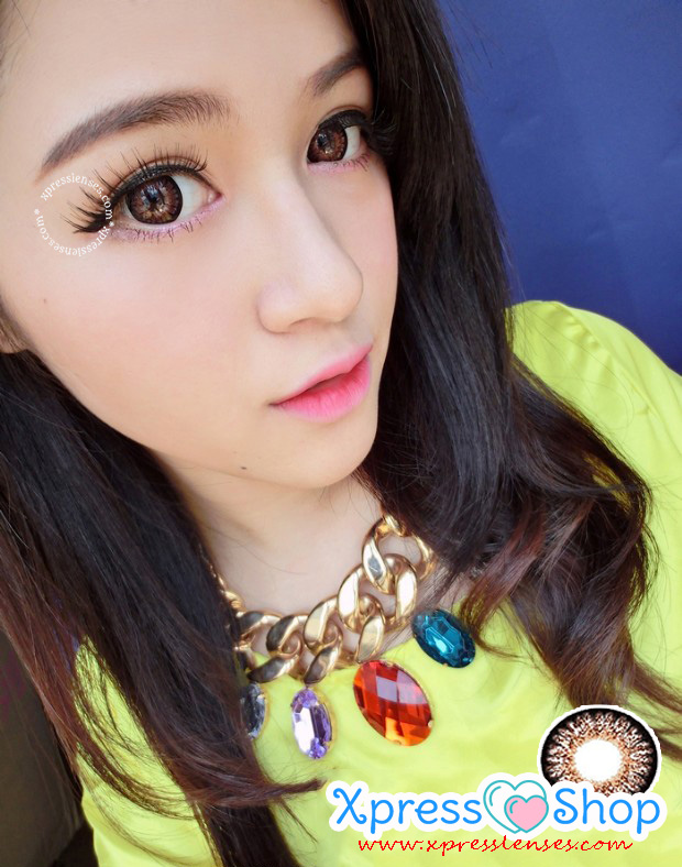 Geo Princess Mimi Bambi Chocolate Brown Color Lenses