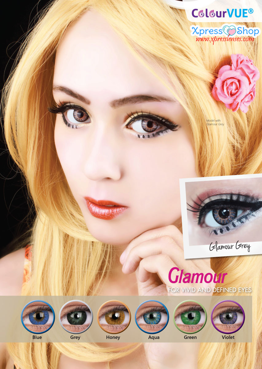 COLOURVUE® GLAMOUR HONEY COLOR LENSES