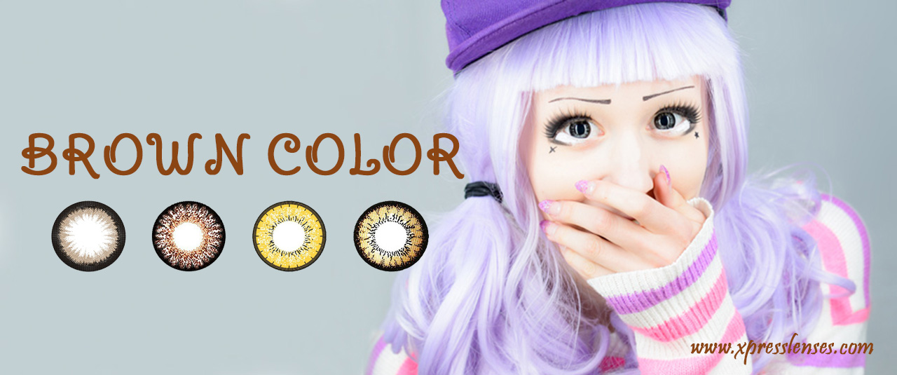 BROWN COLOR CIRCLE LENSES