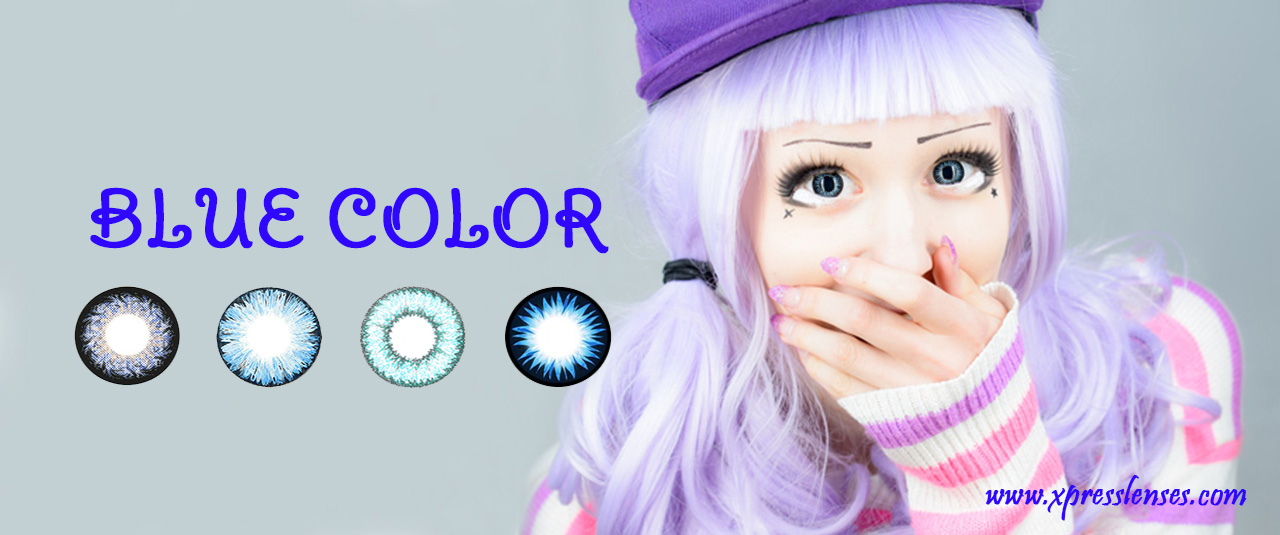 BLUE COLOR CIRCLE LENSES