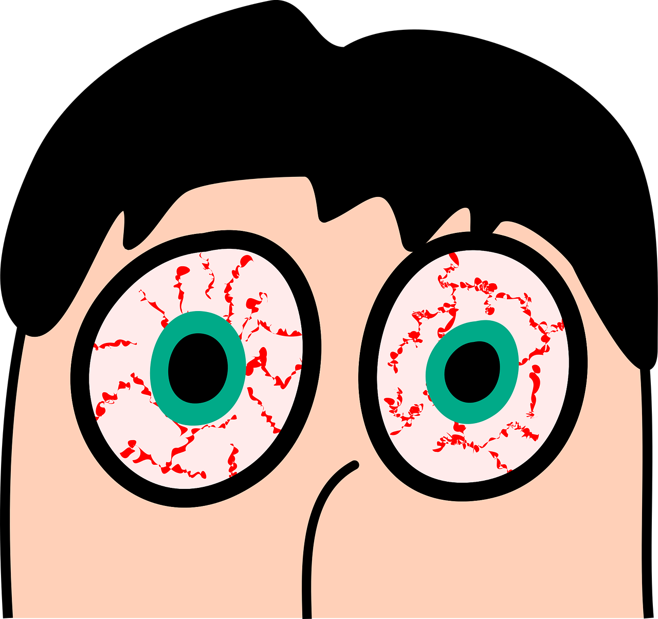 Bloodshot Eye Cartoon 1 Xpress Lenses